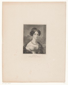 Portret van Maria Amalie van Saksen