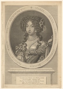 Portret van Maria Anna Christina van Beieren