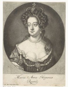 Portret van Maria Anna, koningin van Spanje