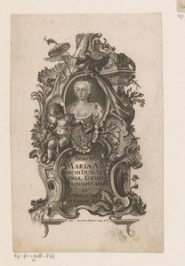 Portret van Maria Anna van Oostenrijk