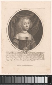 Portret van Maria Anna van Oostenrijk