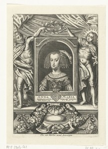 Portret van Maria Anna van Oostenrijk