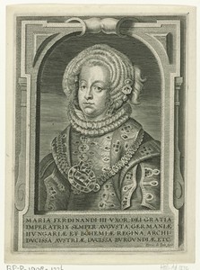 Portret van Maria Anna van Oostenrijk