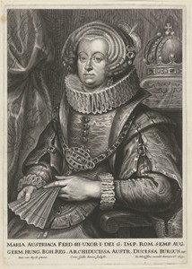 Portret van Maria Anna van Oostenrijk