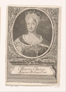 Portret van Maria Anna van Oostenrijk, koningin van Portugal