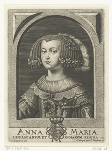 Portret van Maria Anna van Oostenrijk, Koningin van Spanje