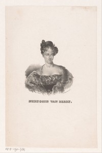 Portret van Maria Carolina van Bourbon-Sicilië