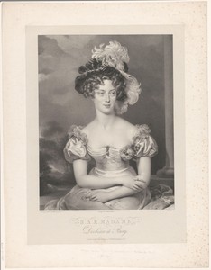 Portret van Maria Carolina van Bourbon-Sicilië