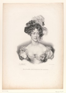 Portret van Maria Carolina van Bourbon-Sicilië