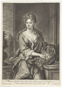 Portret van Maria Charlotte Cirksena van Oost-Friesland