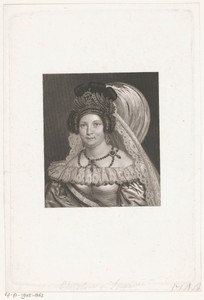 Portret van Maria Christina van Bourbon-Sicilië