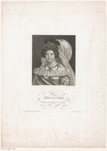 Portret van Maria Christina van Bourbon-Sicilië
