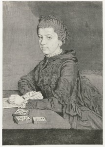 Portret van Maria Christina van Oostenrijk