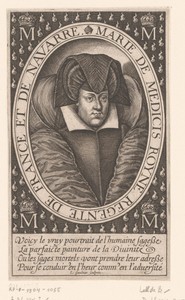 Portret van Maria de' Medici omringd door tranen