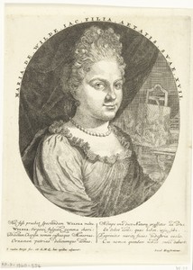Portret van Maria de Wilde op 17-jarige leeftijd