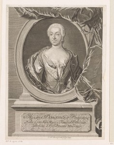 Portret van Maria Dorothea Pertsch