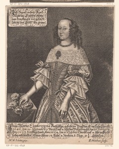 Portret van Maria Euphrosyna Butschky