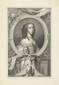 Portret van Maria Henrietta Stuart, prinses van Oranje