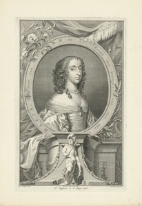 Portret van Maria Henrietta Stuart, prinses van Oranje