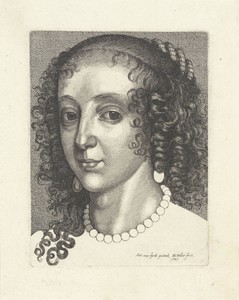 Portret van Maria Henriëtte Stuart, Princess Royal en Prinses van Oranje-Nassau