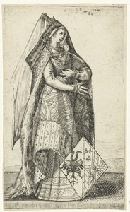 Portret van Maria, hertogin van Bourgondië