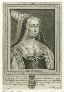 Portret van Maria, hertogin van Bourgondië