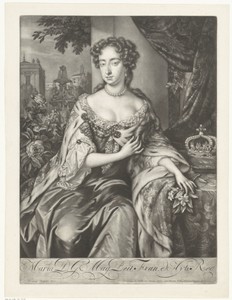 Portret van Maria II Stuart, koningin van Engeland en Schotland
