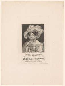 Portret van Maria, koningin van Portugal