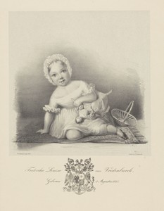 Portret van Maria Louisa van Vredenburch met pop