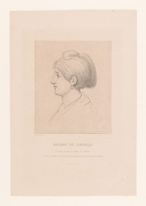 Portret van Maria Louise de Savoye, prinses van Lamballe