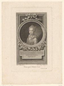 Portret van Maria Louise van Bourbon
