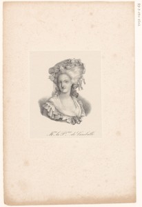 Portret van Maria Louise van Savoye, Prinses de Lamballe