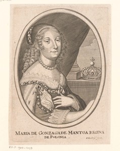 Portret van Maria Ludovica Gonzaga, koningin van Polen