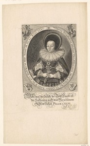Portret van Maria Magdalena Weickmann op 35-jarige leeftijd