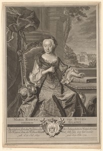 Portret van Maria Rosina von Buchs