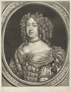 Portret van Maria Theresia, koningin van Frankrijk