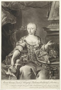 Portret van Maria Theresia, Rooms-Duits keizerin