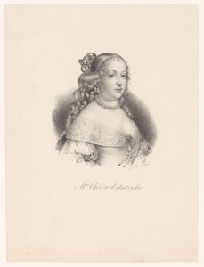 Portret van Maria Theresia van Oostenrijk