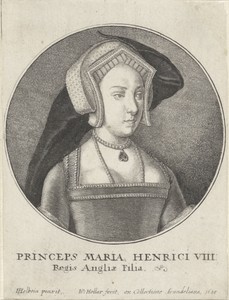 Portret van Maria Tudor, koningin van Engeland