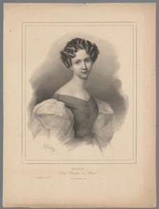 Portret van Maria van Beieren