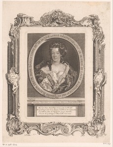 Portret van Maria van Modena, koningin van Engeland