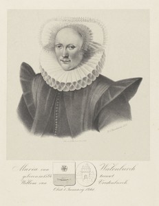 Portret van Maria van Walenburch