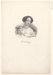 Portret van Marie Angélique de Scorailles