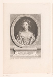 Portret van Marie Angélique de Scorailles