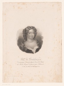 Portret van Marie Angélique de Scorrailles