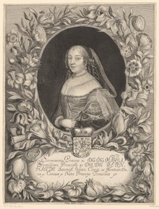 Portret van Marie Anne de la Trémoille