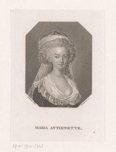 Portret van Marie Antoinette