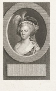 Portret van Marie Antoinette konigin van Frankrijk