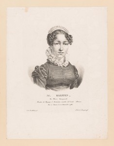 Portret van Marie Baesten-Ommeganck