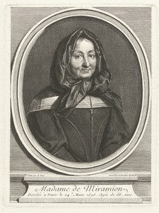 Portret van Marie Bonneau de Rubella